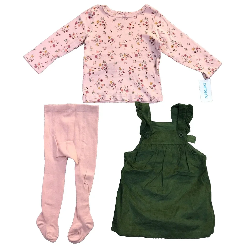 Carters Baby Girls' Outfits 18M NWT Lot of 2 - Cheer MVP-Dress Leggings Top Set